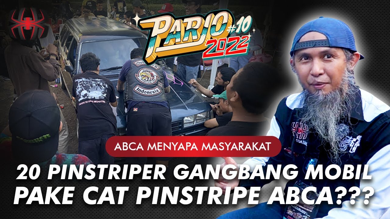 Pamer Cat terbaru! SPIDER URETHANESTRIPING & LETTERING PAINT di Parjo 2022 - ABCA MENYAPA MASYARAKAT