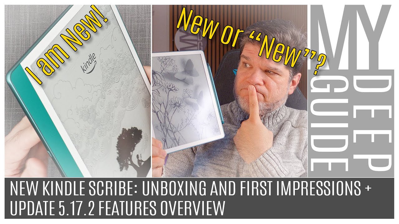 New Kindle Scribe: Unboxing and First Impressions + Update 5.17.2 Features Overview
