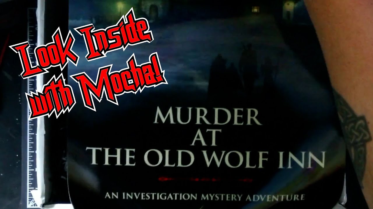 Murder at the Old Wolf Inn - A 5e One Shot by @midnighttower4717 Unboxing & Review with Mocha Bear!