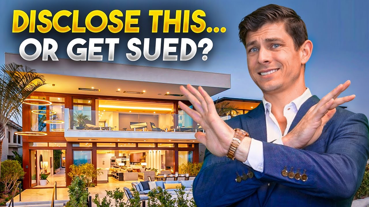 Things You MUST Disclose When Selling Your House In California...