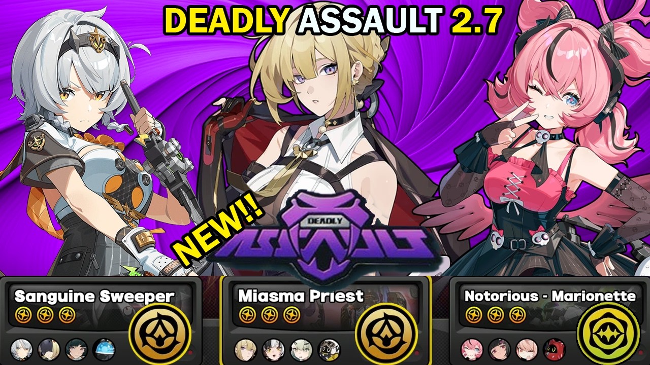 NEW Deadly Assault | S0 Anby, Evelyn & Aria! | 9 Star Clear | Zenless Zone Zero ZZZ 2.7【ゼンゼロ】