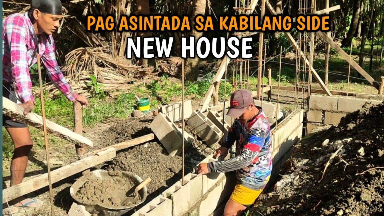 DAY,3 TULOY ANG PAG ASINTADA SA NEW HOUSE NAKA IKUT NA,,,