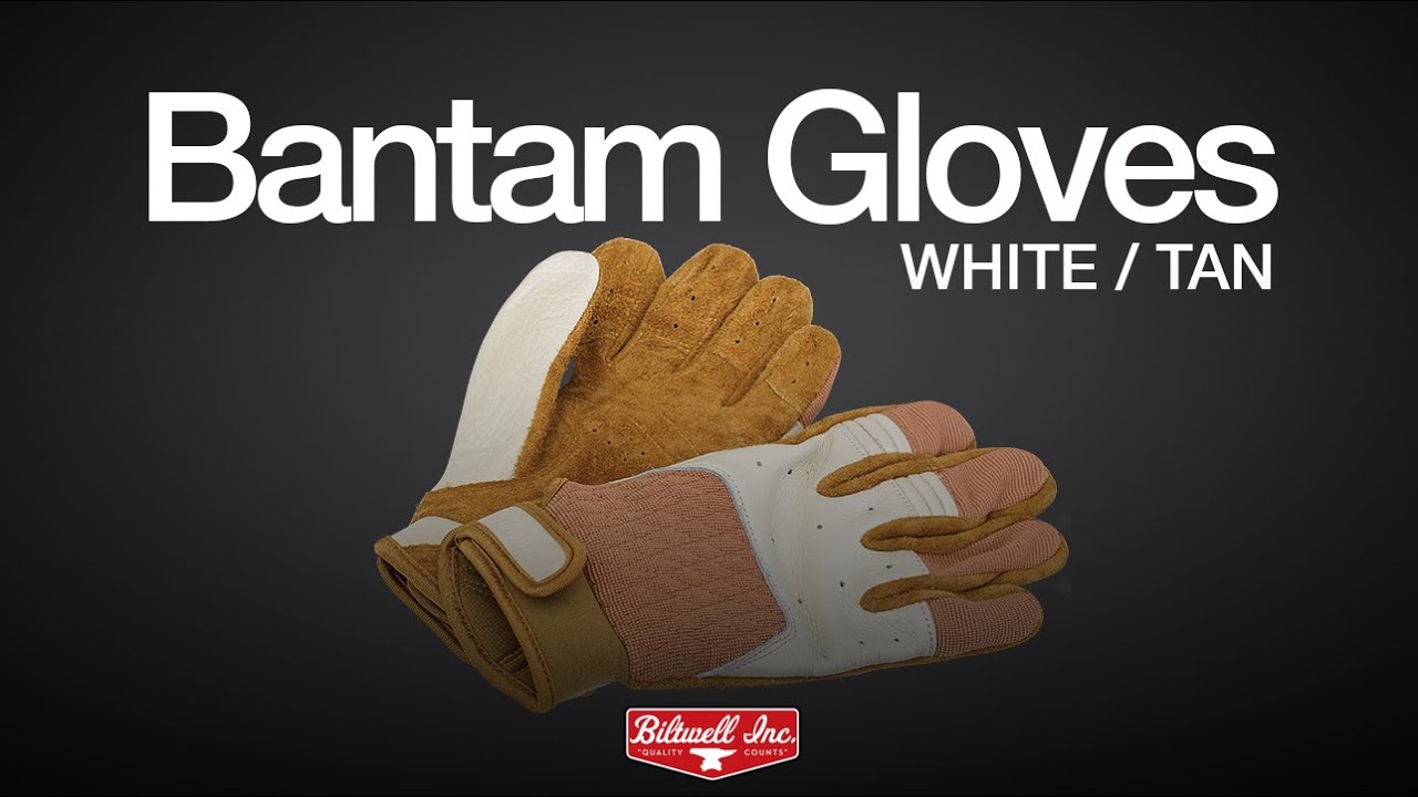 Biltwell Bantam Gloves - White/Tan