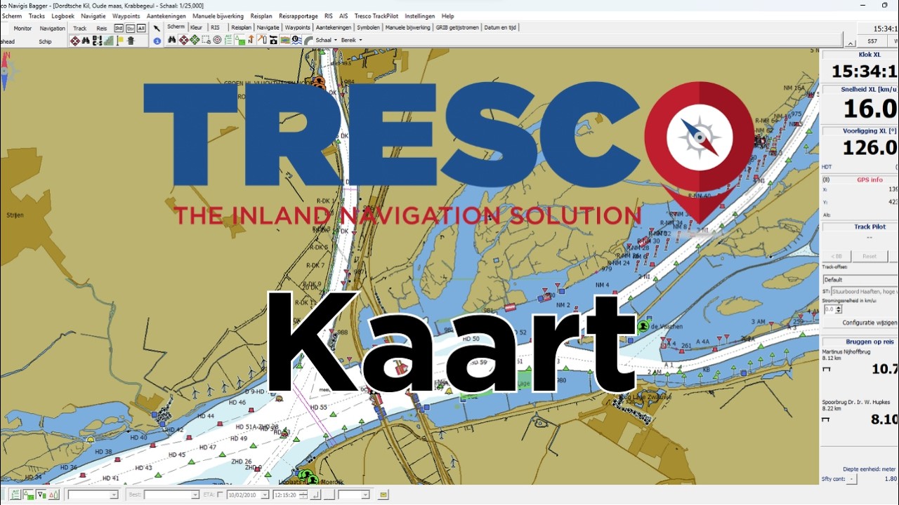 Benut de kaart optimaal in Tresco Navigis