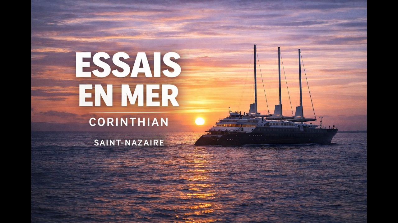 Orient Express Corinthian départ essais mer 26.01.2026