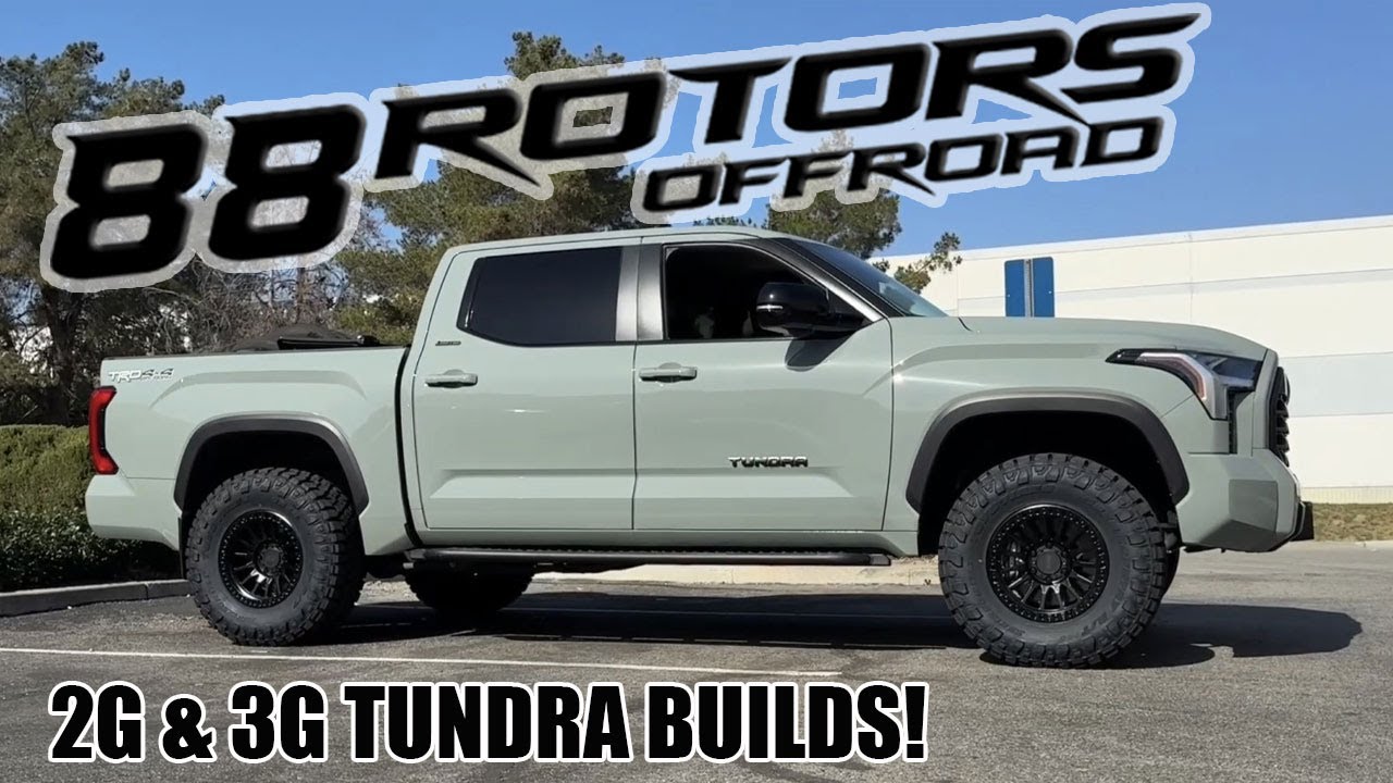 Новая модель Tundra на дисках Fox Performance Elite с оранжевым тиснением Fox!