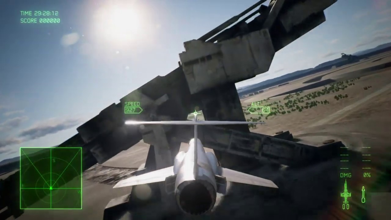 Ace Combat 7 - Stonehenge has great Hitboxes