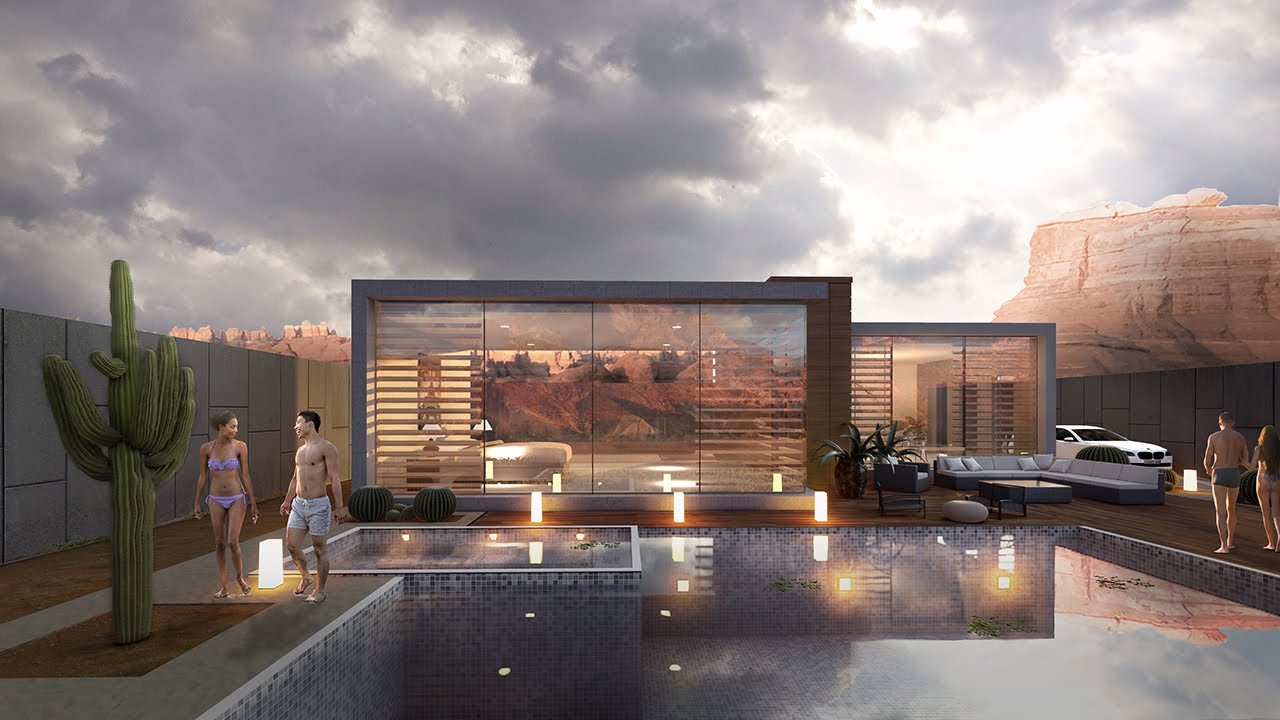 LUMION 10 PHOTOREALISTIC RENDER TUTORIAL (PART 2) DESERT VILLA