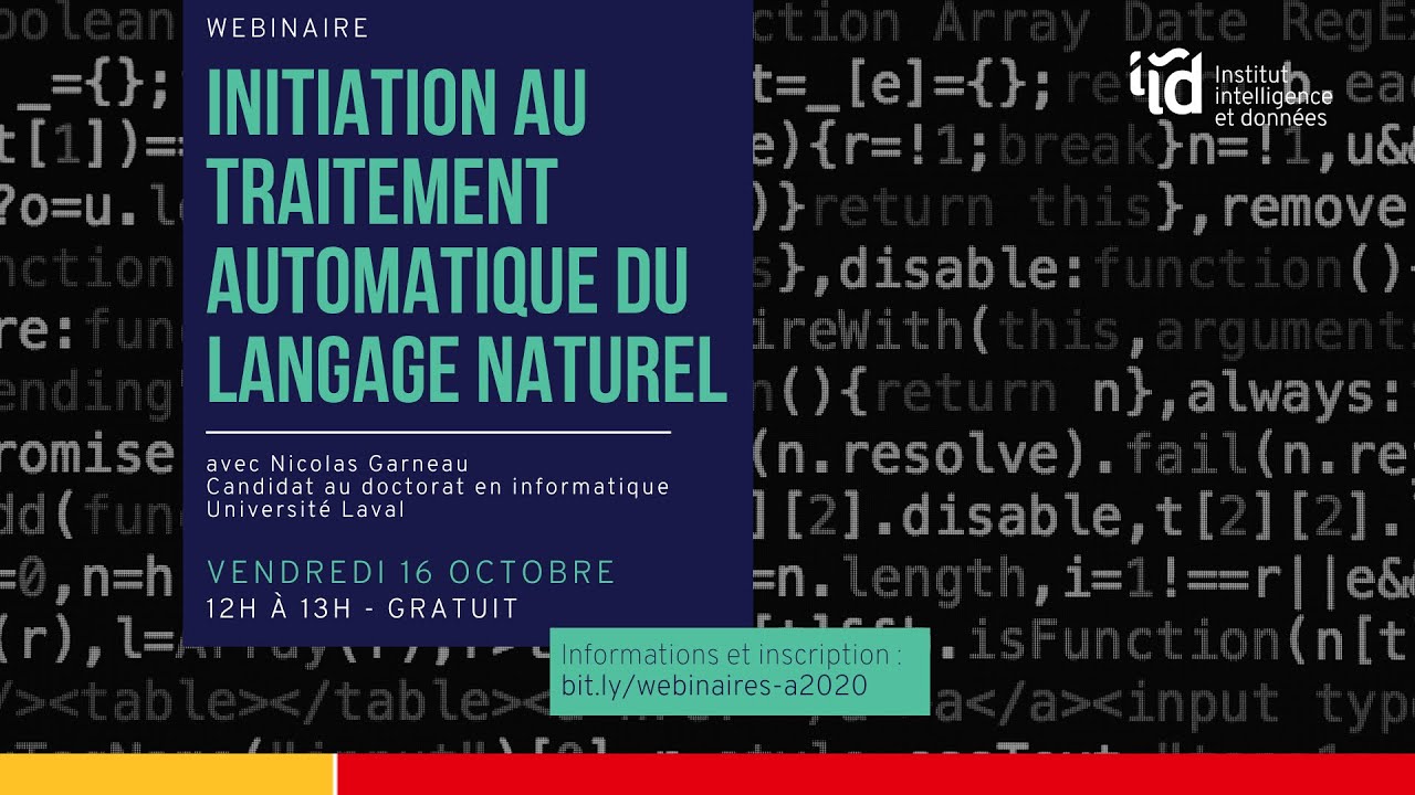 Introduction au traitement automatique du langage naturel