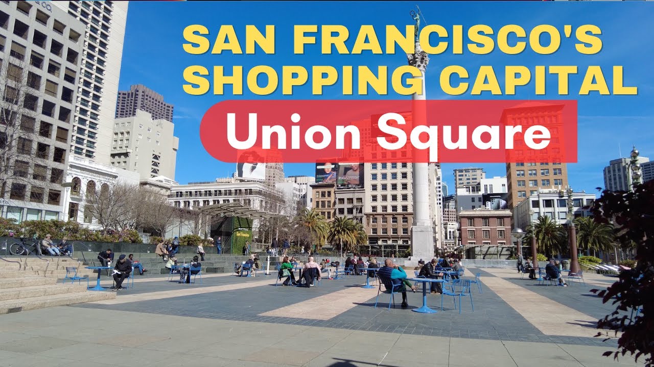 [4K] Walking SAN FRANCISCO'S SHOPPING DISTRICT (Union Square, Powell & Market Streets)