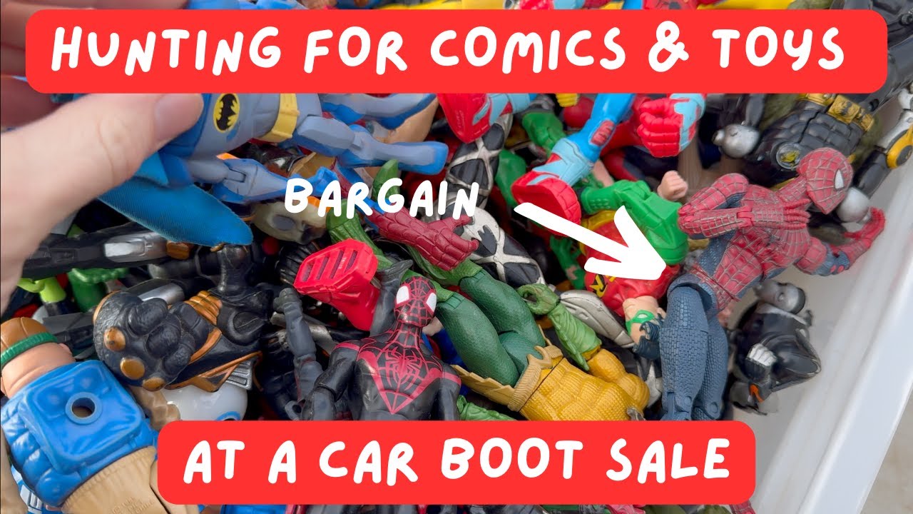 Comic Book and Toy Hunting At A UK Car Boot Sale
