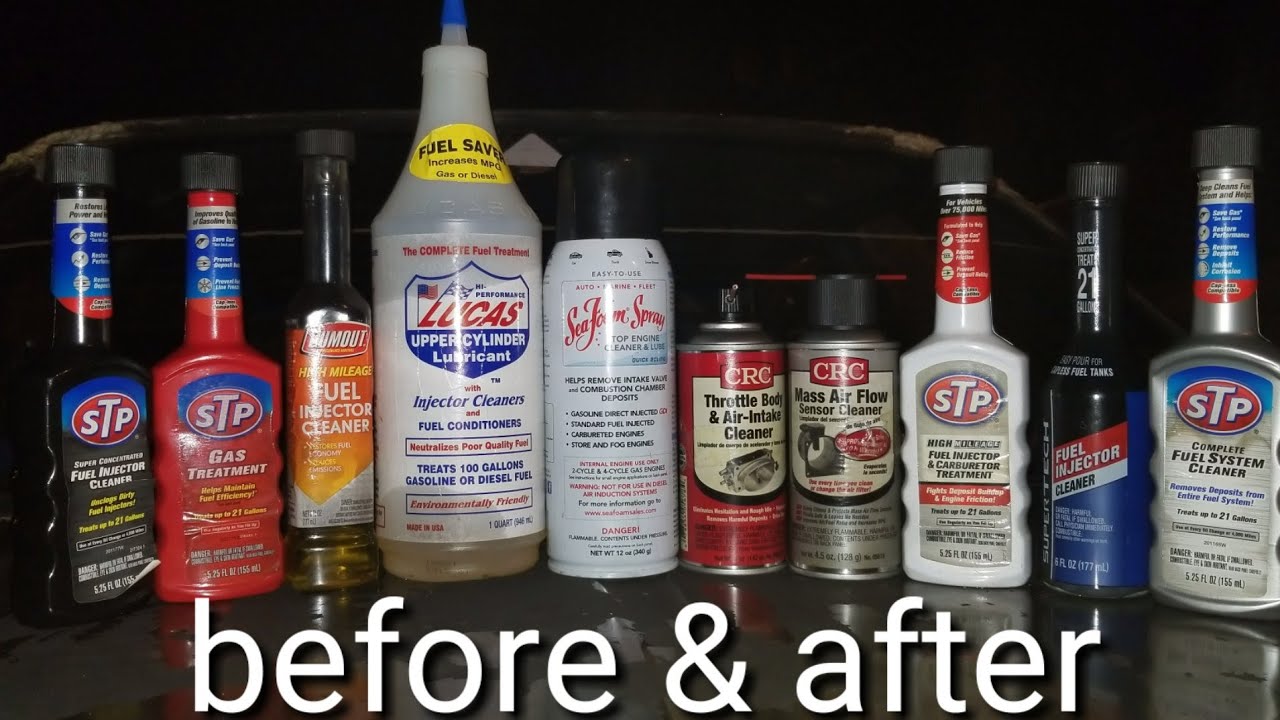 Stp super concentrated fuel injector cleaner bore scope before and after