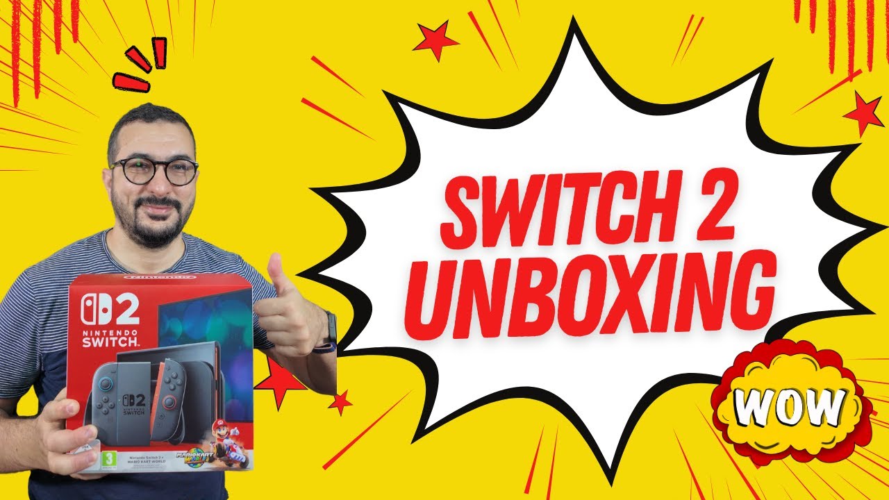 Unboxing de la Switch 2 DZ