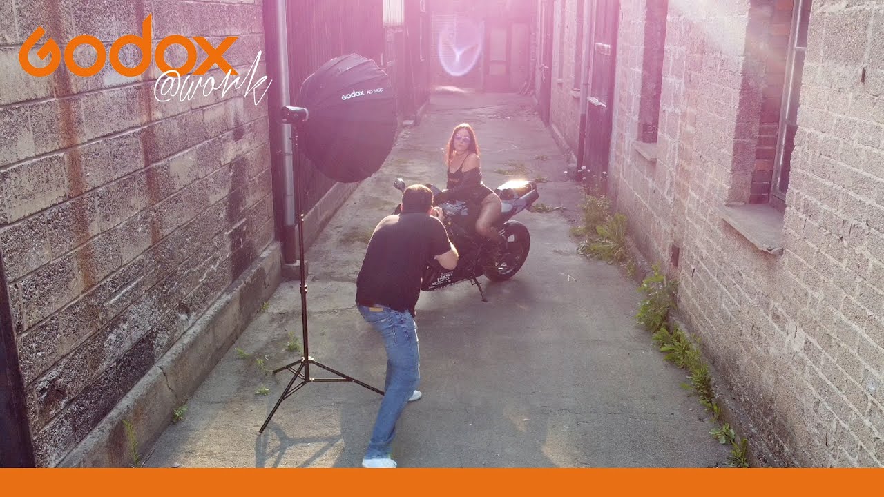 Godox@work: Bike-Shooting mit dem AD300 pro