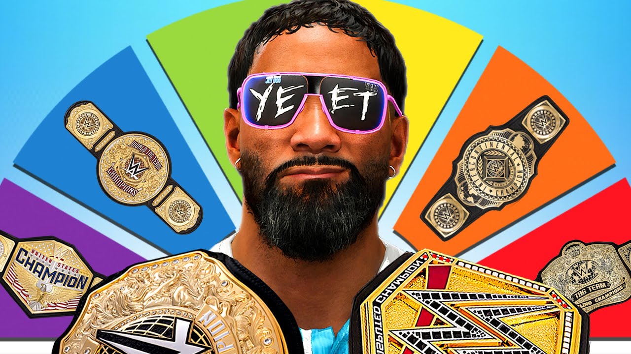 Winning EVERY WWE Title But I CAN'T Lose!