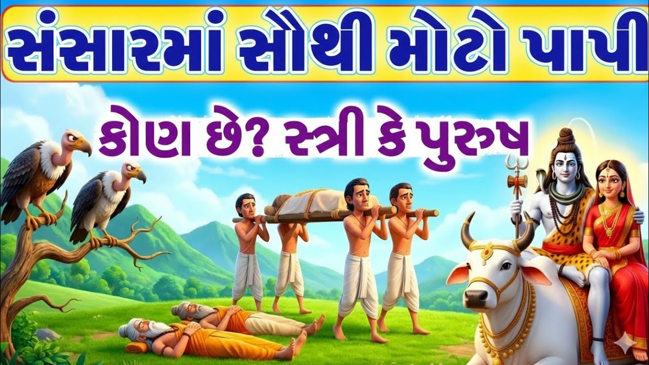 આ સંસારમાં સૌથી મોટો પાપી કોણ છે? સ્ત્રી કે પુરુષ | Gujarati varta | vastu shastra 