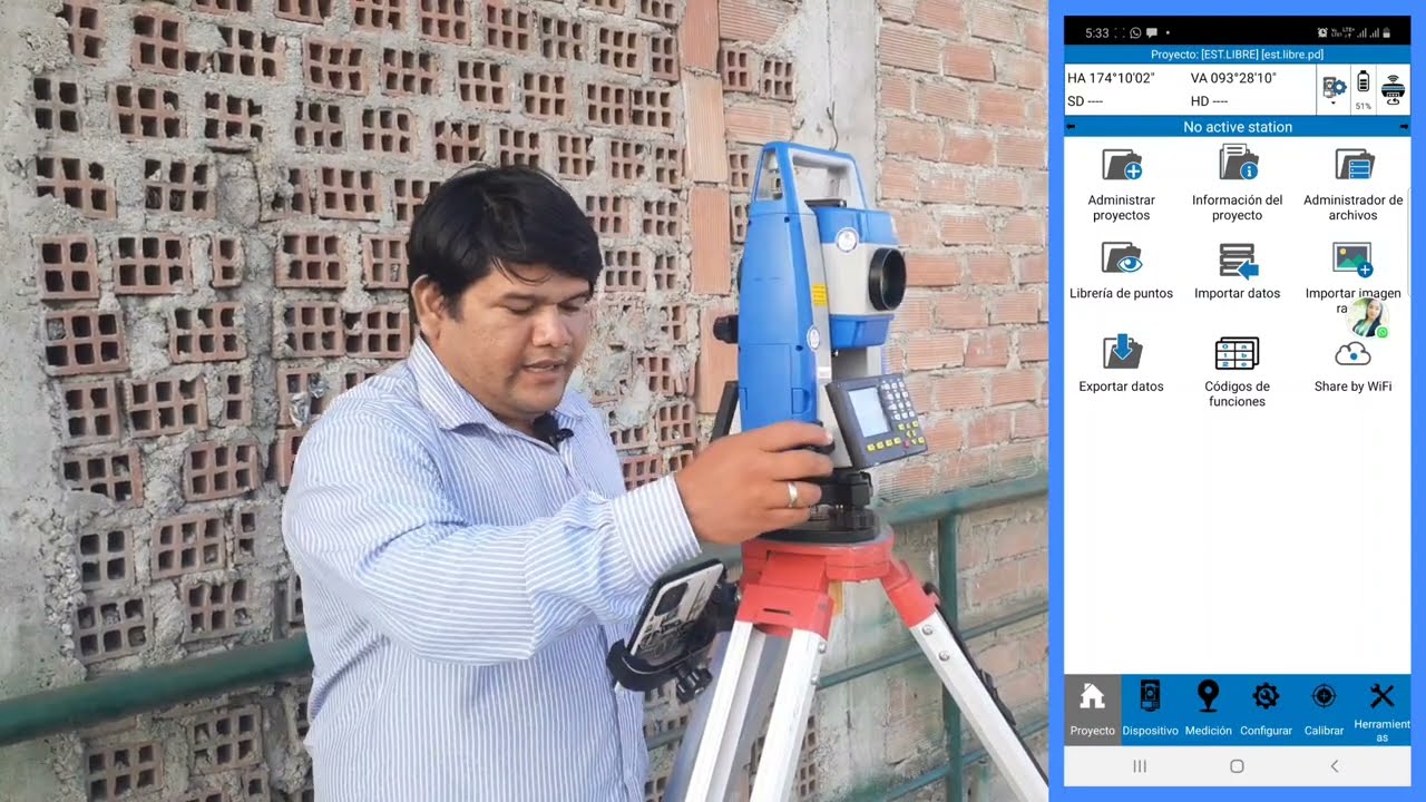 ESTACION LIBRE O RESECCION CON STONEX R20 Y CUBE-A