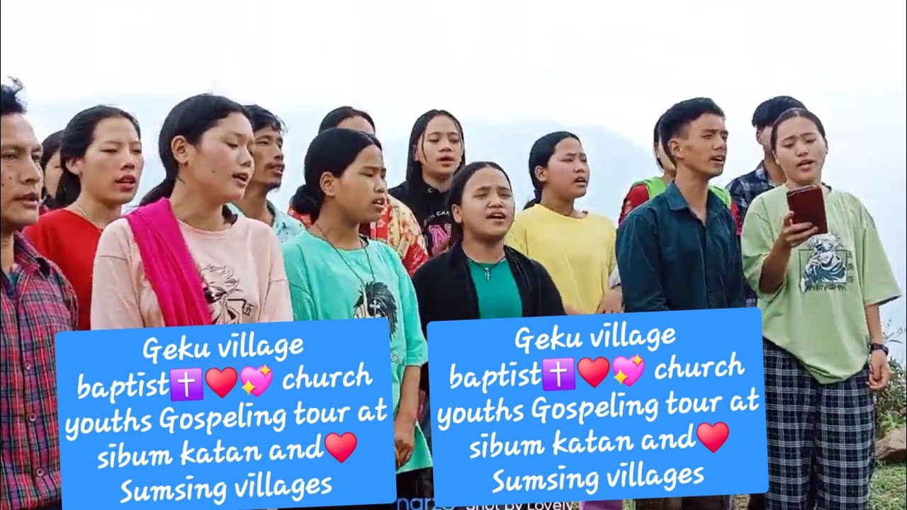 GVC YOUTHS ✝️💖on gosepel tour atSibum katan and Sumsing villages ✝️ 2024 #worshipmusic #gospelmusic🎵
