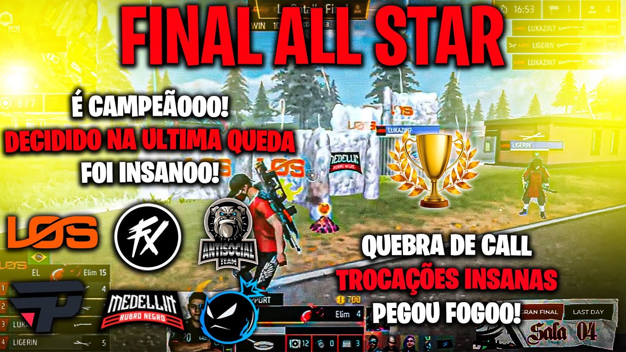 É CAMPEÃO! ANTI DOLLARS MDL FAZ O P FLUXO! FINAL ÉPICA DECIDIDA NA ULTIMA SAFE FINAL ALL STAR GLOBAL