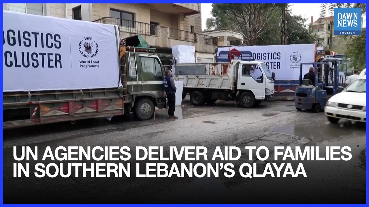UN Agencies Deliver Aid to Families in Southern Lebanon&rsquo;s Qlayaa | Dawn News English