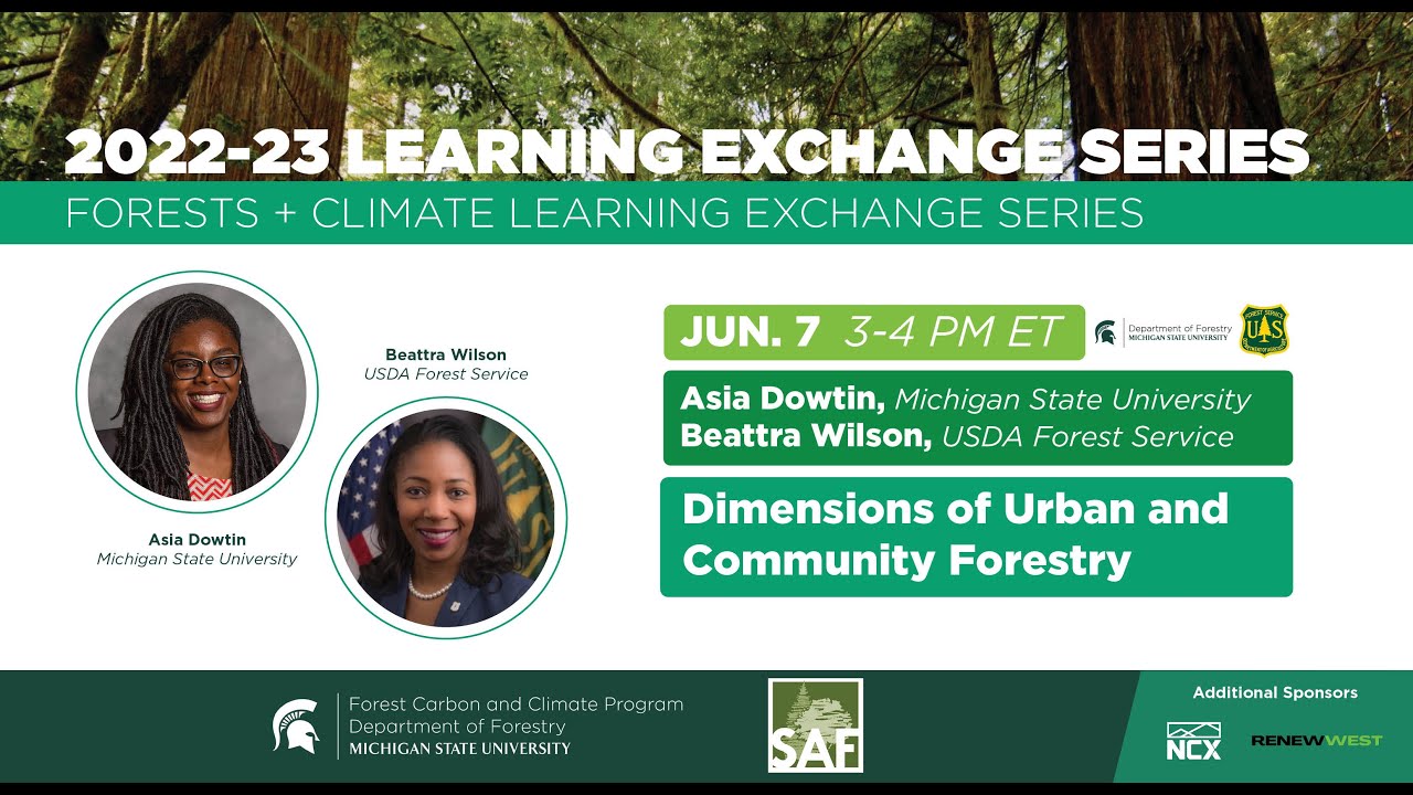 2022-23 Forests + Climate LES: Dimensions of Urban and Community Forestry