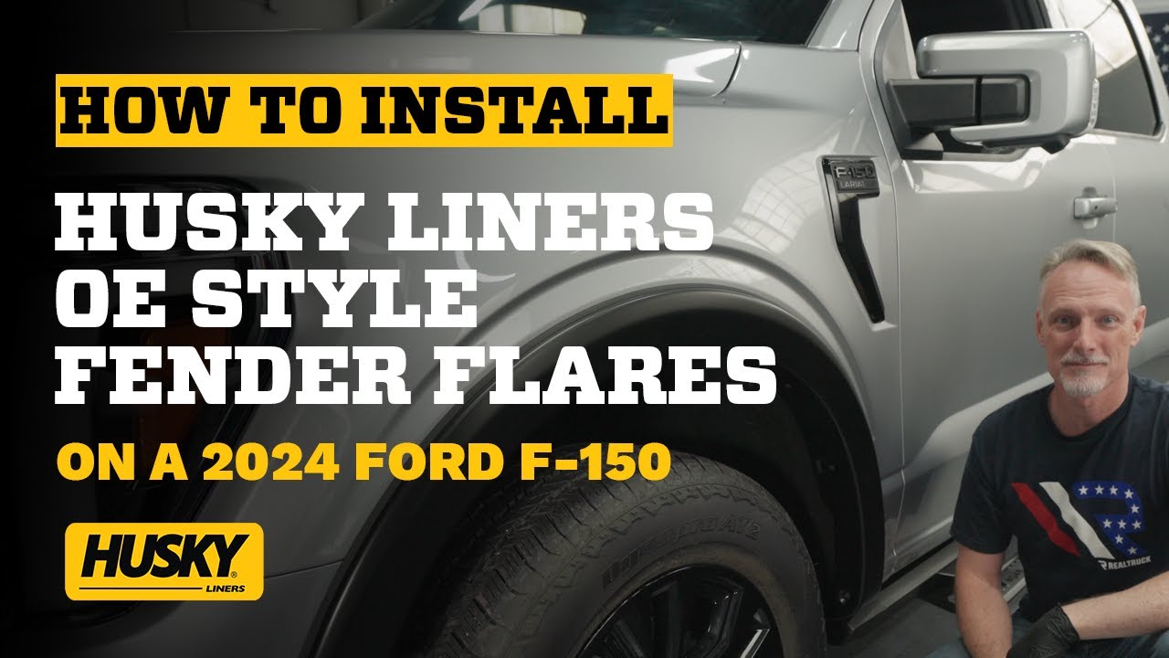 DIY Fender Flare Install on 2024 F‑150 – OE‑Style Husky Liners