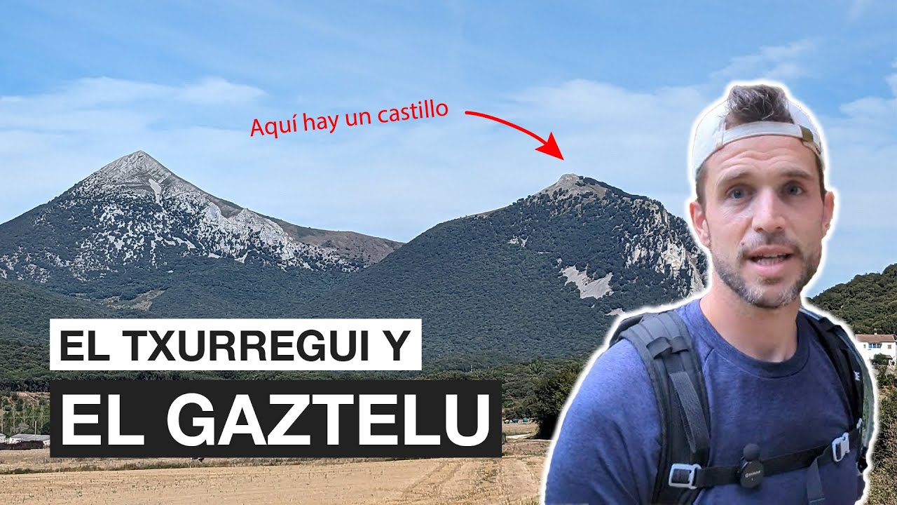 El castillo de la cima del Gaztelu pasando por el Txurregui