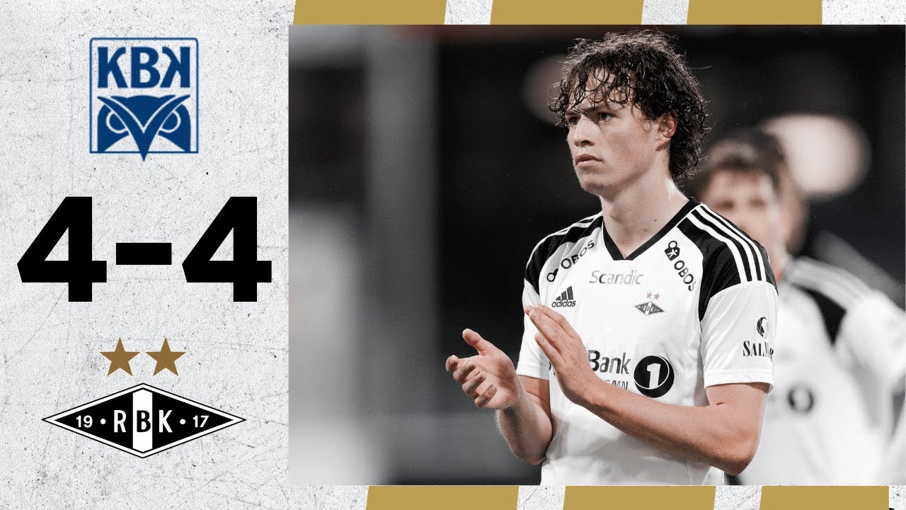Ellevill uavgjortkamp i Kristiansund | KBK - Rosenborg 4-4