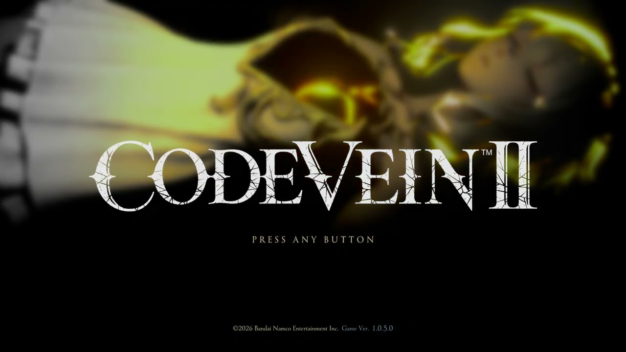CODE VEIN II Title Screen (PC, PS5, XSX, XSS)