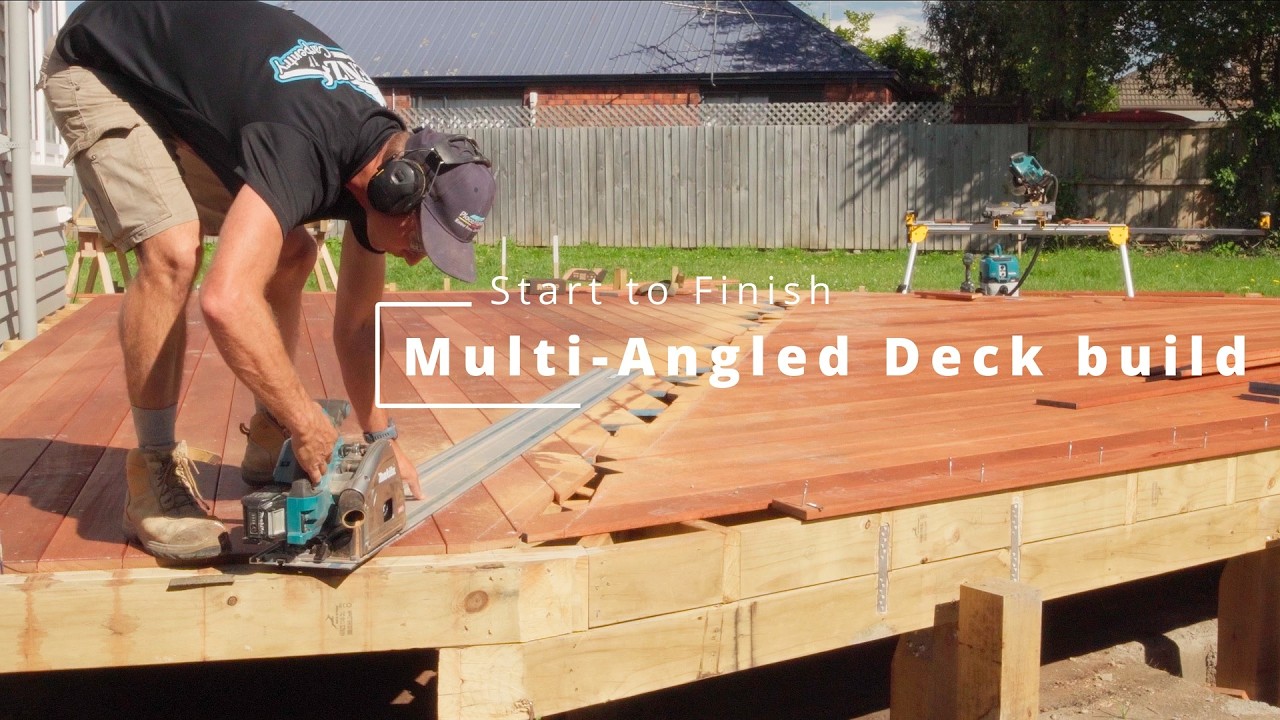 The most complex deck I've ever built!