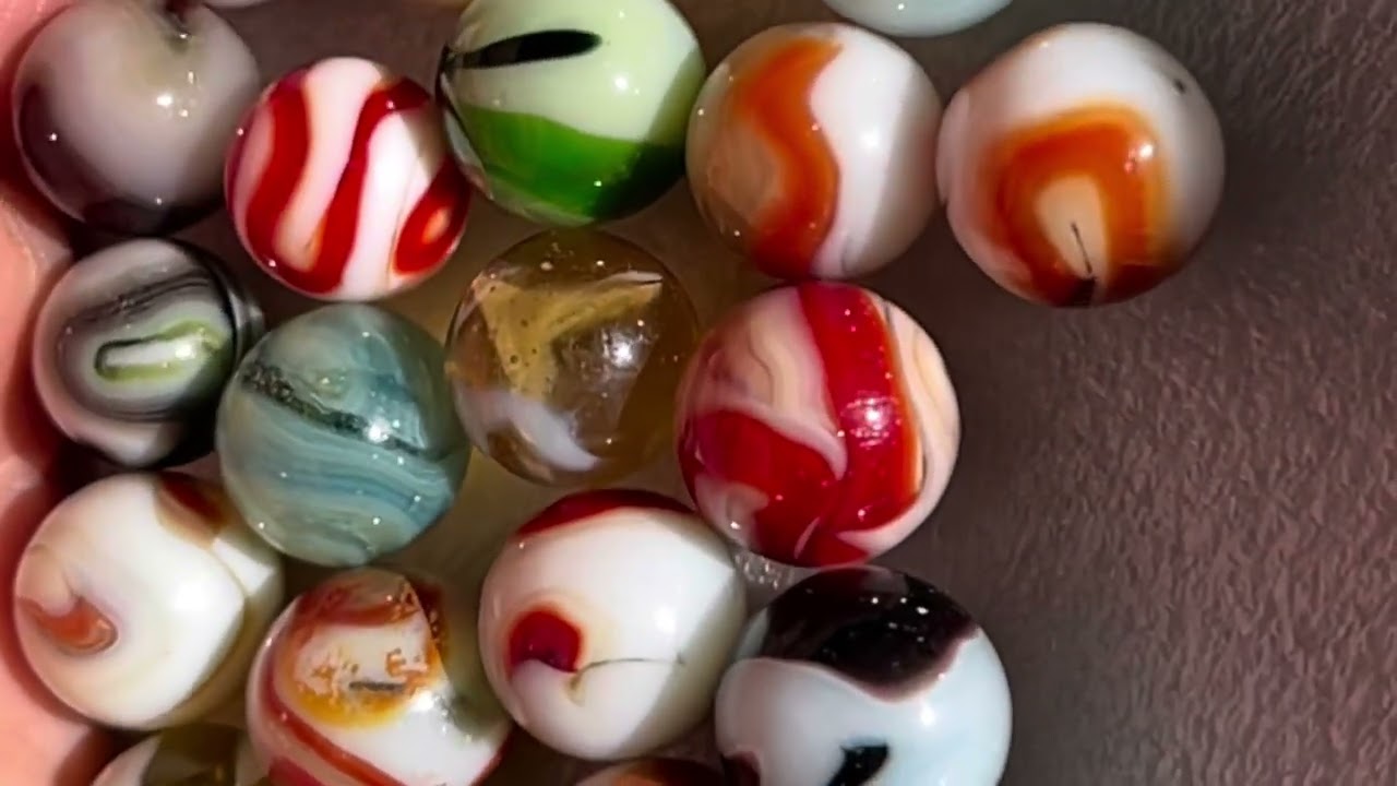 Vintage Marble Show, new Finds! In slow-Mo Relaxing.
