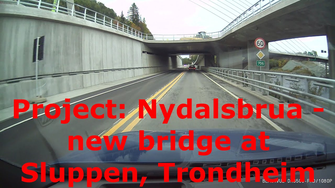 Project: Nydalsbrua - new bridge at Sluppen #trondheim #newroad