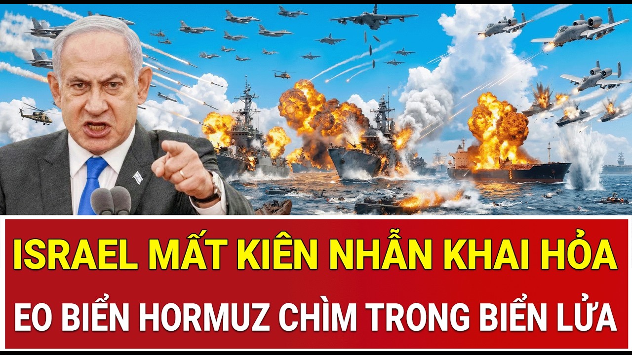 🔴[Trực tiếp] Vệ binh Iran “săn lùng” Thủ tướng Israel, tên lửa phóng ồ ạt, Mỹ-Israel “hứng địa chấn”