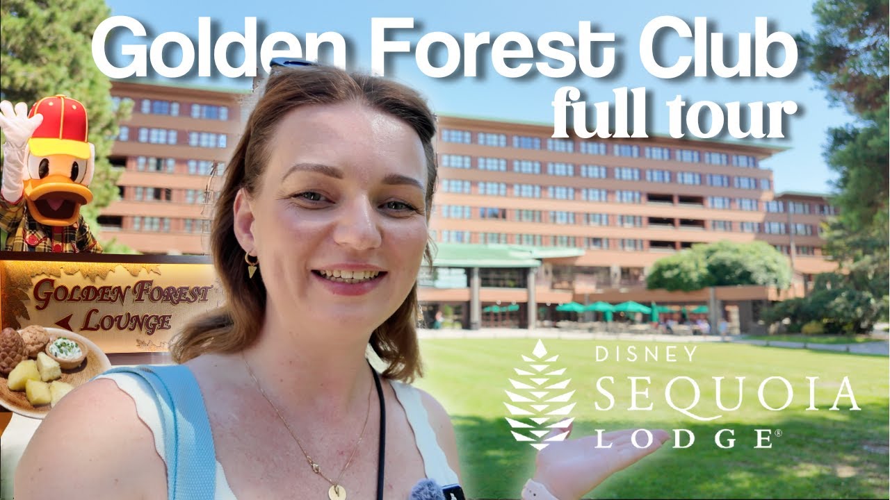 GOLDEN FOREST CLUB TOUR AT DISNEY SEQUOIA LODGE ⭐️⭐️⭐️ ROOM TOUR, BREAKFAST, TEA TIME & ALL THE B...
