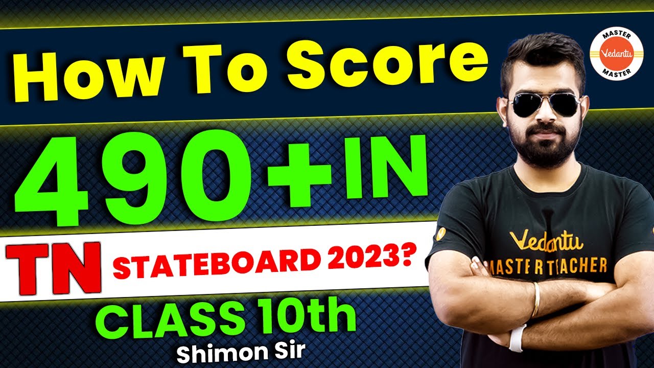 How To Score 490+ in  Class 10th TN State Board Exam 2023? #sslc | Shimon Sir | V Master Tamil