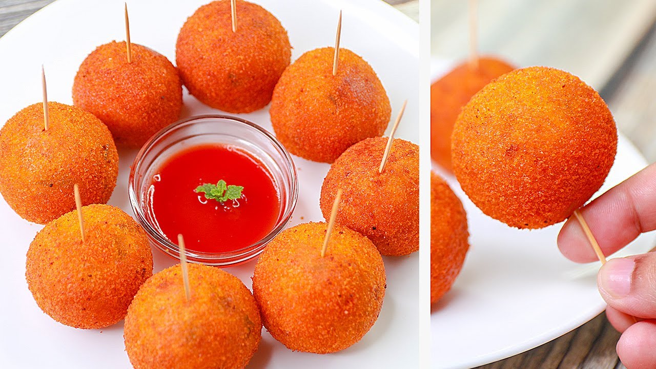 Crispy Potato Lollipop Recipe | Aloo Lollipop | Quick & Easy Snacks For Kids | Toasted