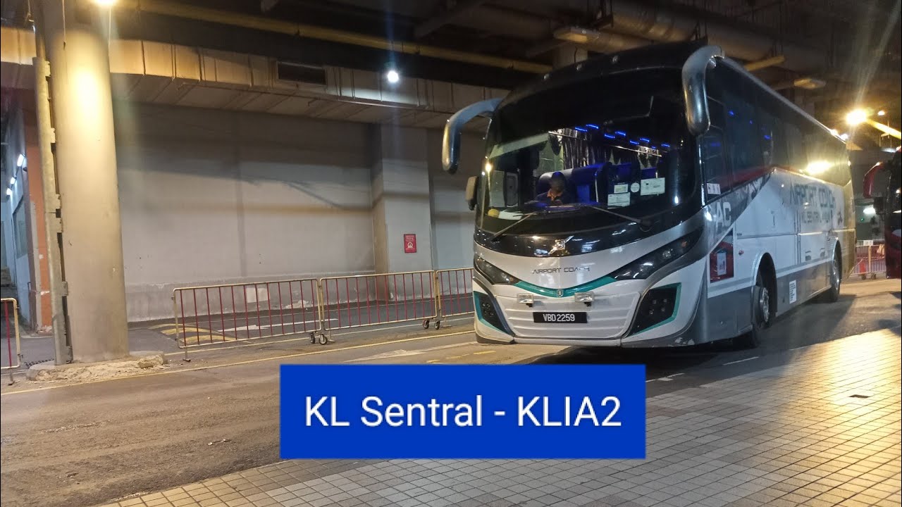 Naik Bis Dari KL Sentral Ke KLIA2