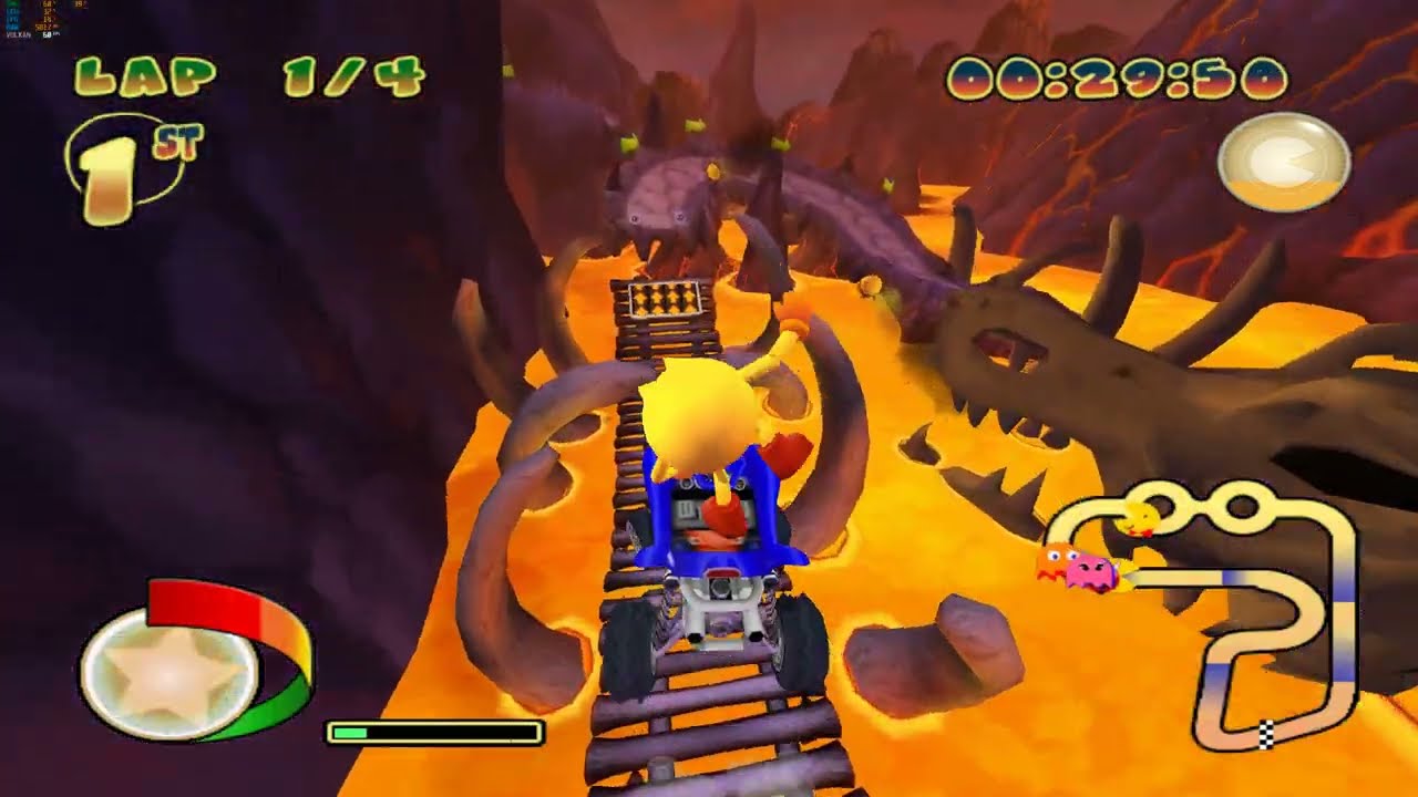 PCSX2 2.6.0 | Pac-Man World Rally 4K UHD | Sony PS2 Emulator PC