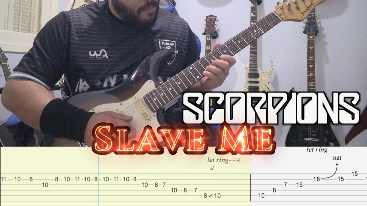 SCORPIONS - Slave Me - GUITAR LESSON WITH TABS