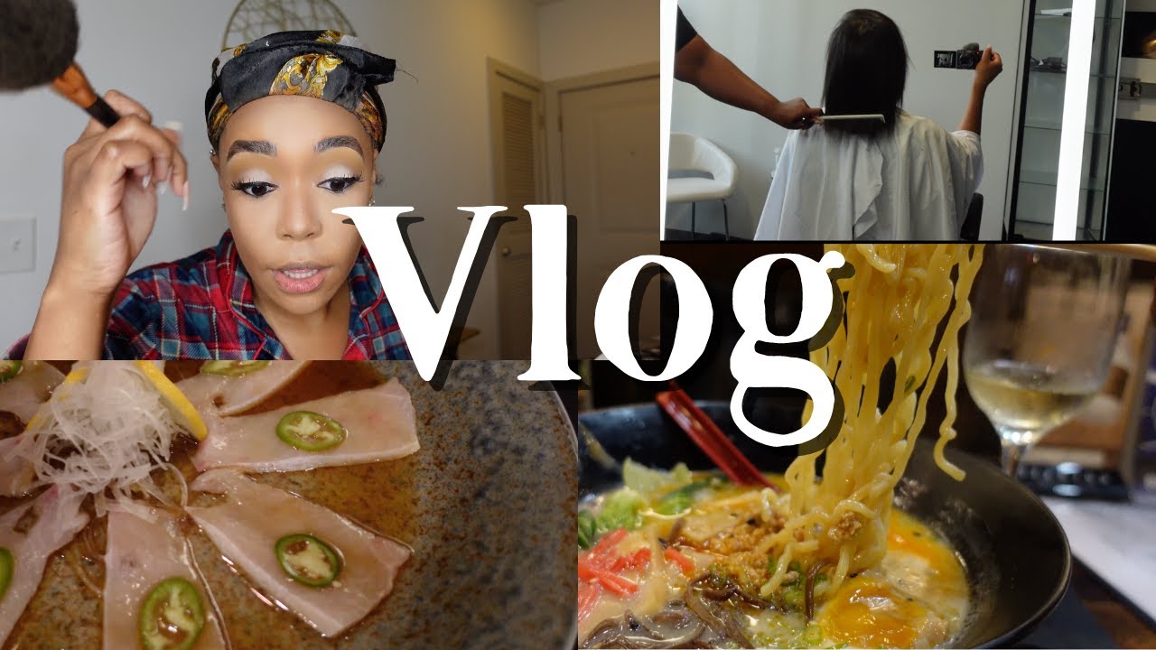 July Vlog: GRWM Soft Glam Make Up Look | 4th of July | New Hair Cut Olaplex Treatment