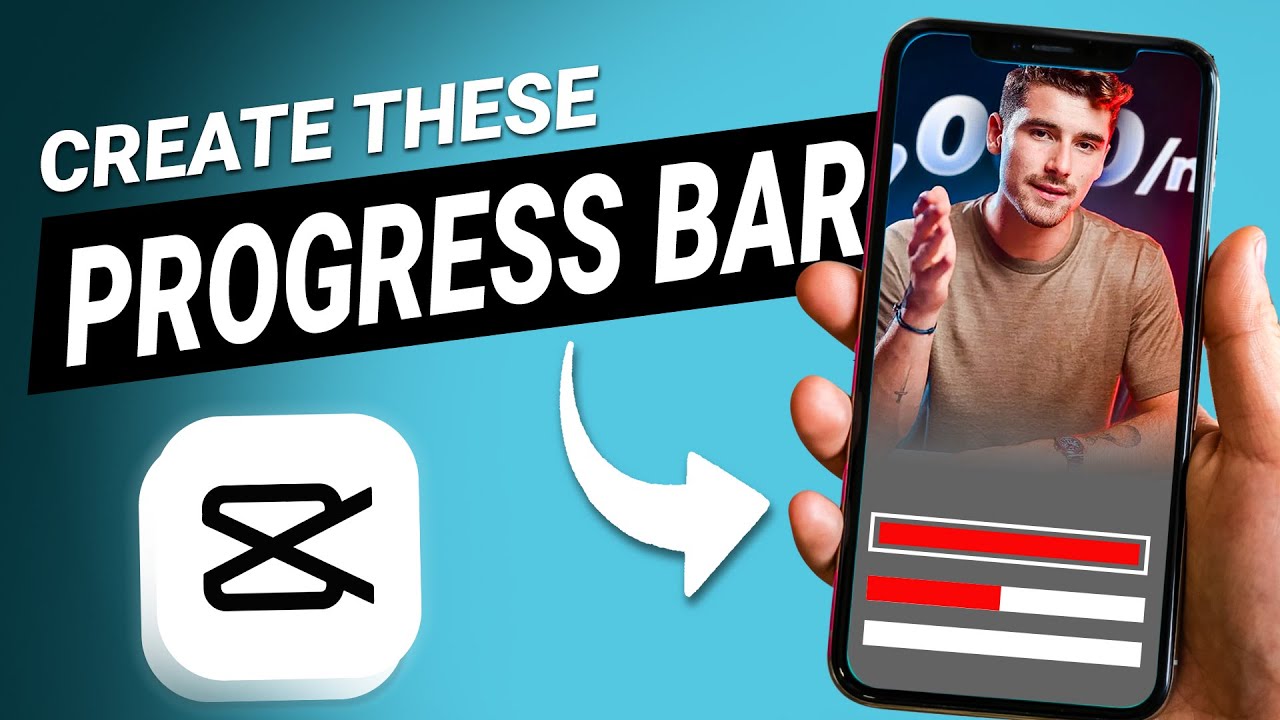 TOP 3 Progress Bars in CapCut Mobile - Very Easy Steps