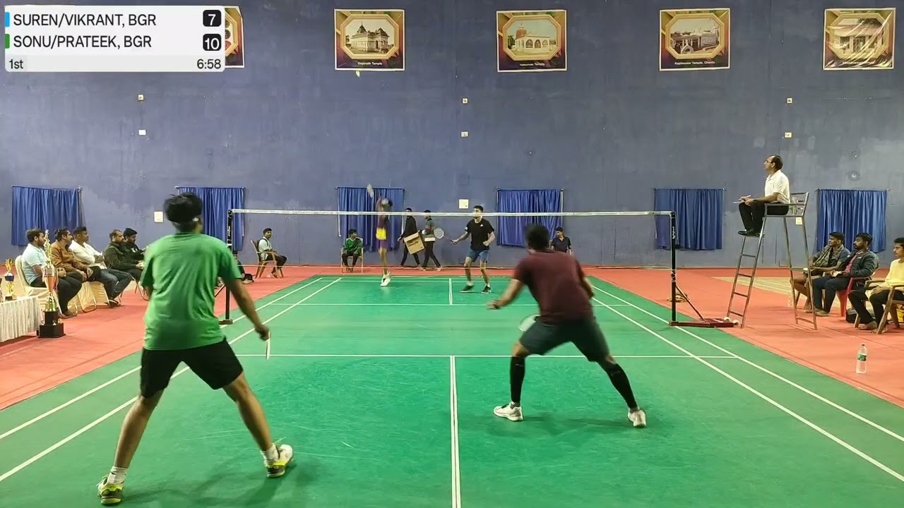Vikrant/Suren, Bgr Vs. Sonu/Prateek, Bgr, Rameswar Open Badminton Championship 2024, Sonepur