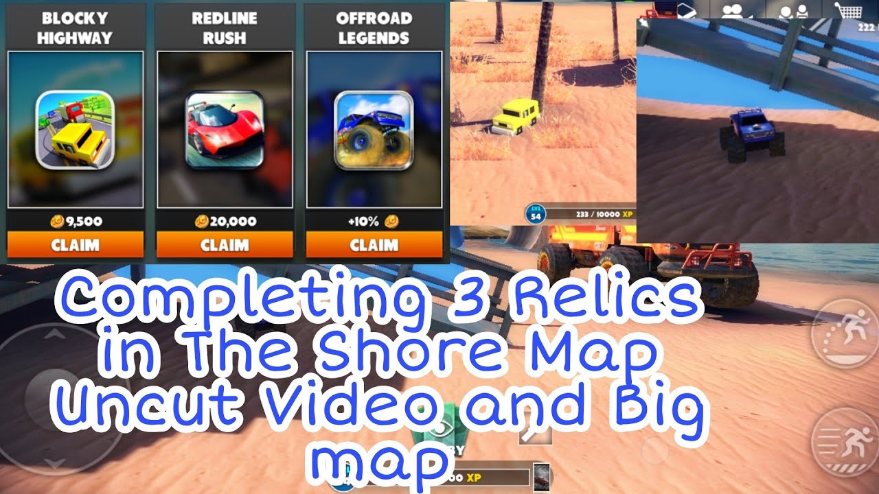 Complete Relic Car Location in The Shore Map (uncut version)- Off The Road - Open World Driving Game