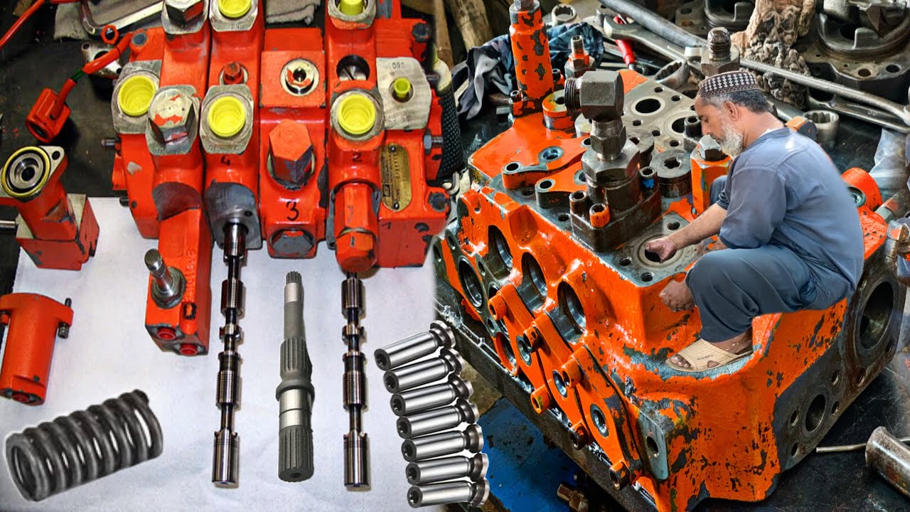 Hitachi Excavator Machine Assembly Restoration & Repaire Complete Process