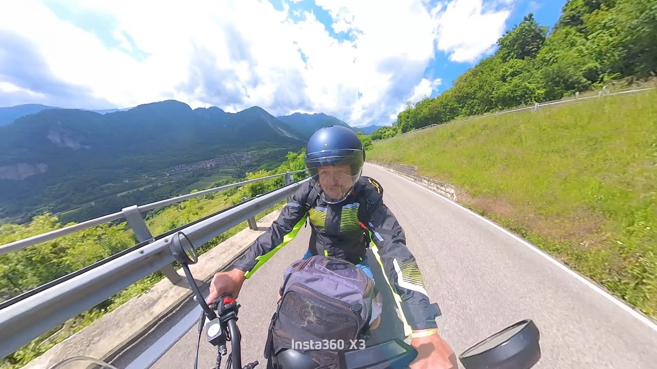 Riva - Tennosee Fahrt mit der Honda CL500 Scrambler (ungeschnitten)