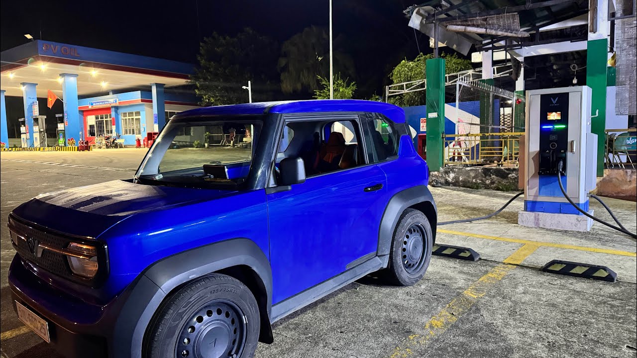 Một Ngày Chạy VF3 Trải Nghiệm Xe Điện & Sạc 