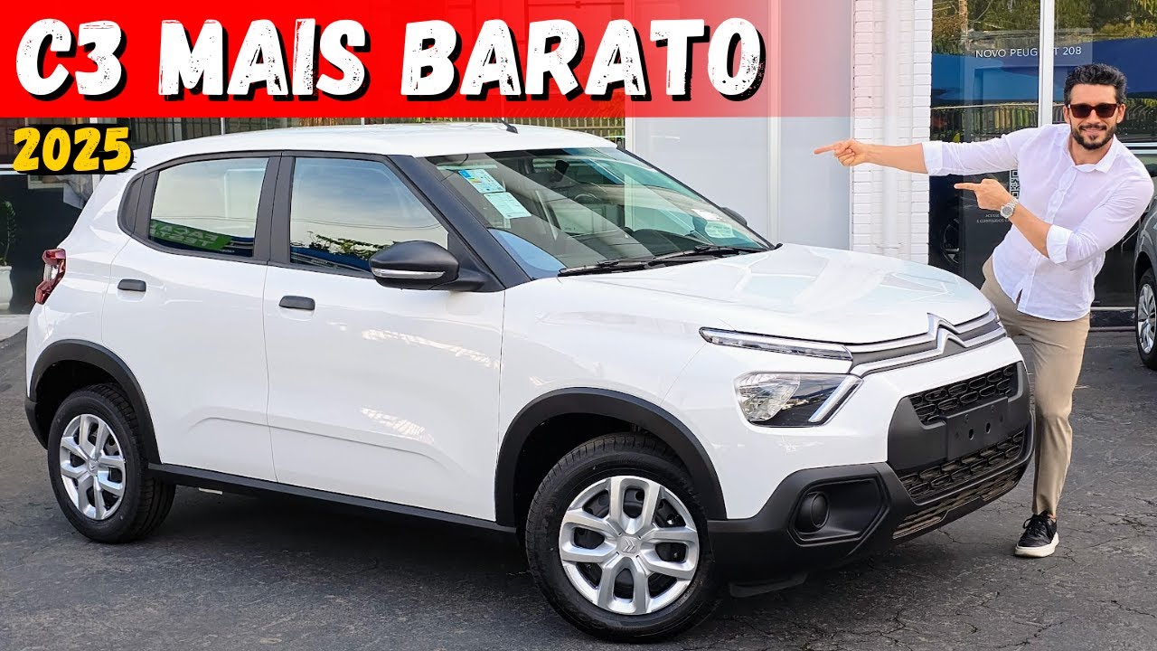 CITROEN C3 na sua versão mais barato para 2025