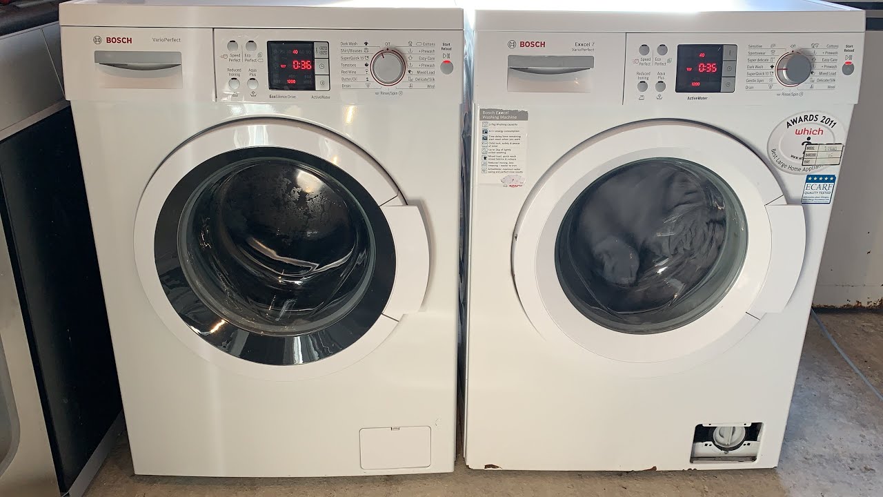 Wash Race - Bosch WAQ284S0 VS WAQ28460 - Darks 40°