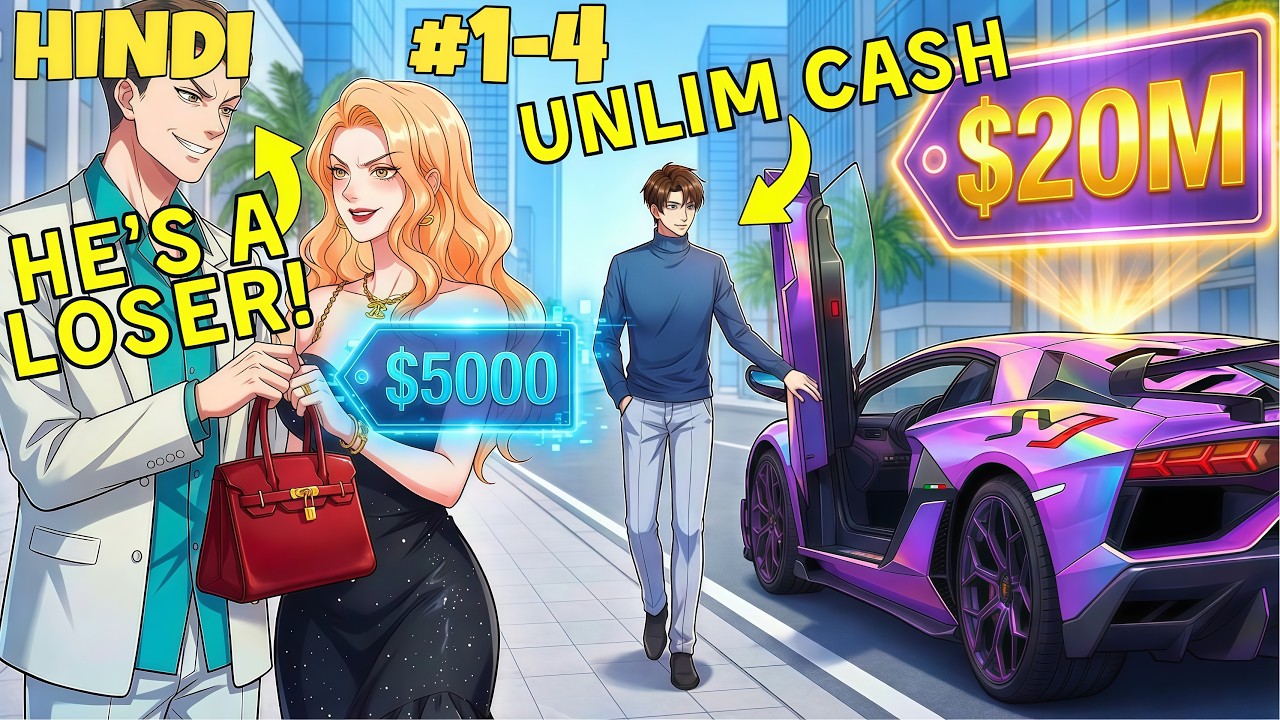 1-4 | Girlfriend Ne Dhoka Diya, Aur Usse Mila Unlimited Money System! | Manhwa Explained