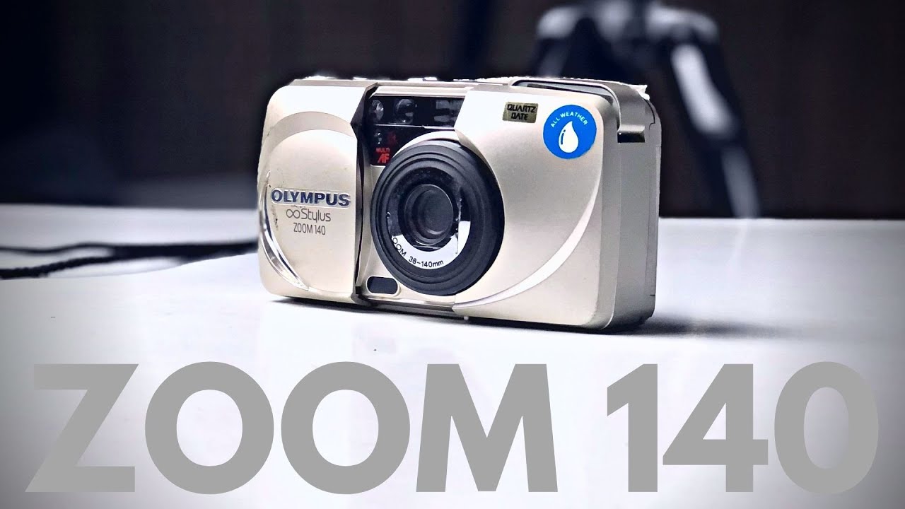How to USE an OLYMPUS Infinity Stylus Zoom 140 35mm Film Camera - BATTERY Replacement & LOAD Film